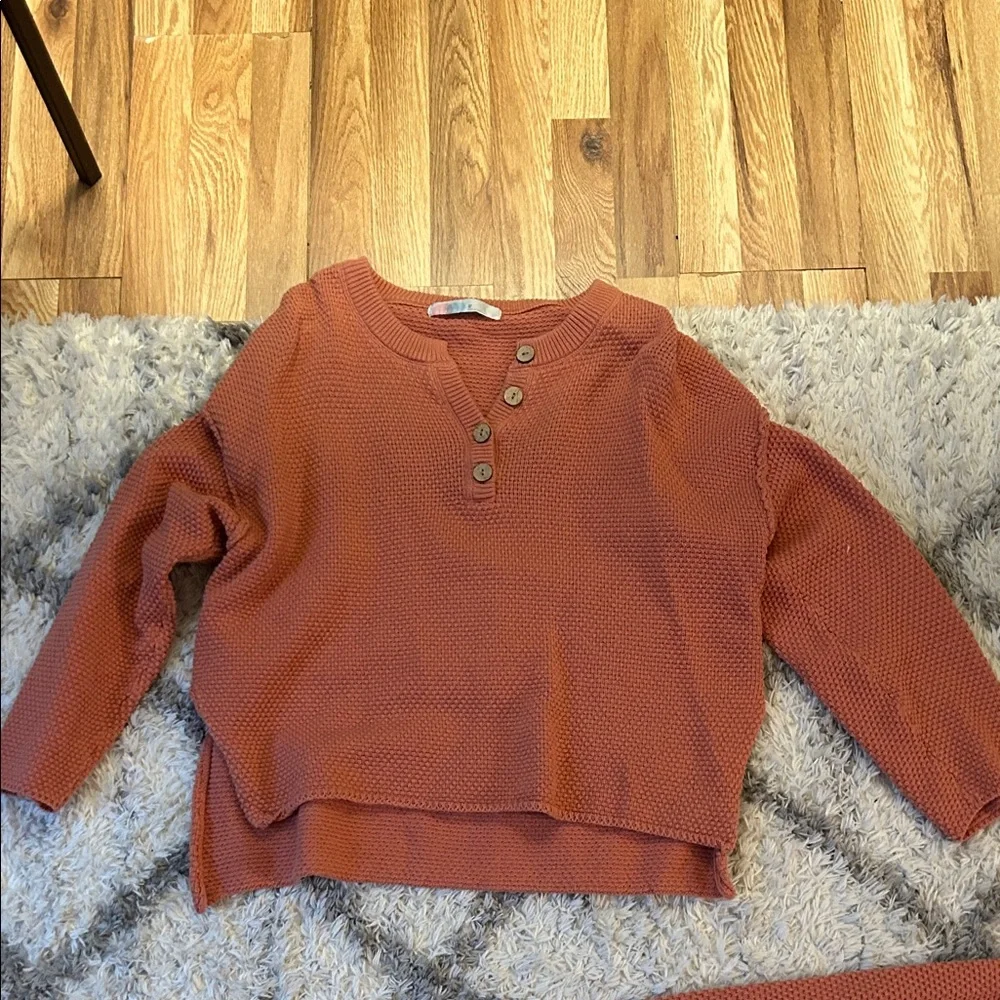 Free People Rust Knit Set - Picture 3 of 5